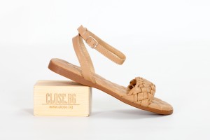 Дамски ежедневни сандали Verda тъмнобежови 3