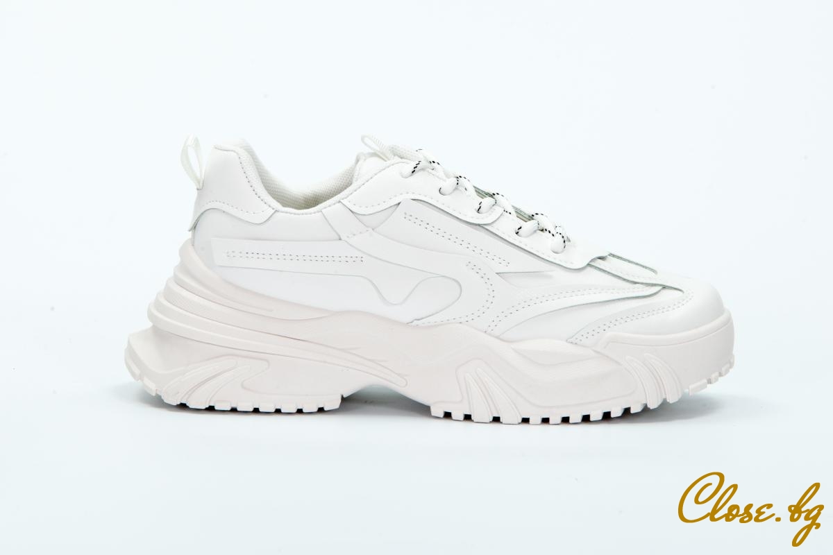 Дамски спортни обувки Devora бели