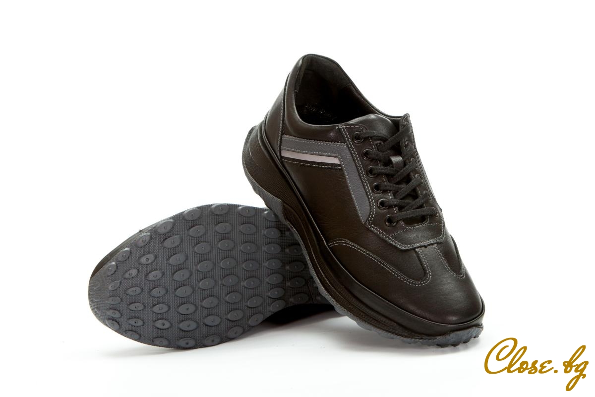 Мъжки анатомични обувки Vendy черни