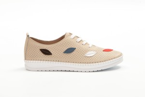 Дамски ежедневни обувки Alma бежови 2