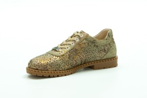 Дамски ежедневни обувки Melina златистозелени 2