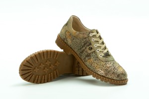 Дамски ежедневни обувки Melina златистозелени 4