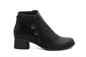 Дамски боти на ток Orella черни 1