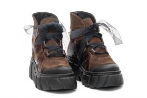 Дамски ежедневни боти Elsy кафяви