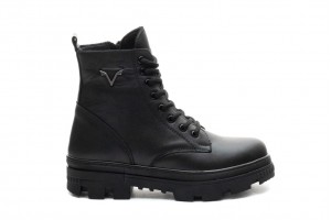 Дамски ежедневни боти Leris черни 1