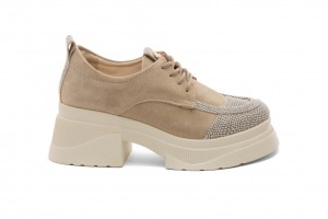 Дамски ежедневни обувки Perri бежови 1