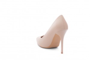 Дамски обувки на ток Bella бежови 2