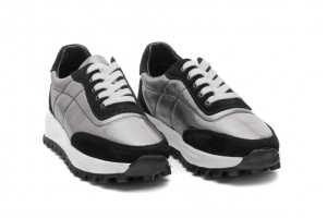 Дамски ежедневни обувки Zema черни с графит