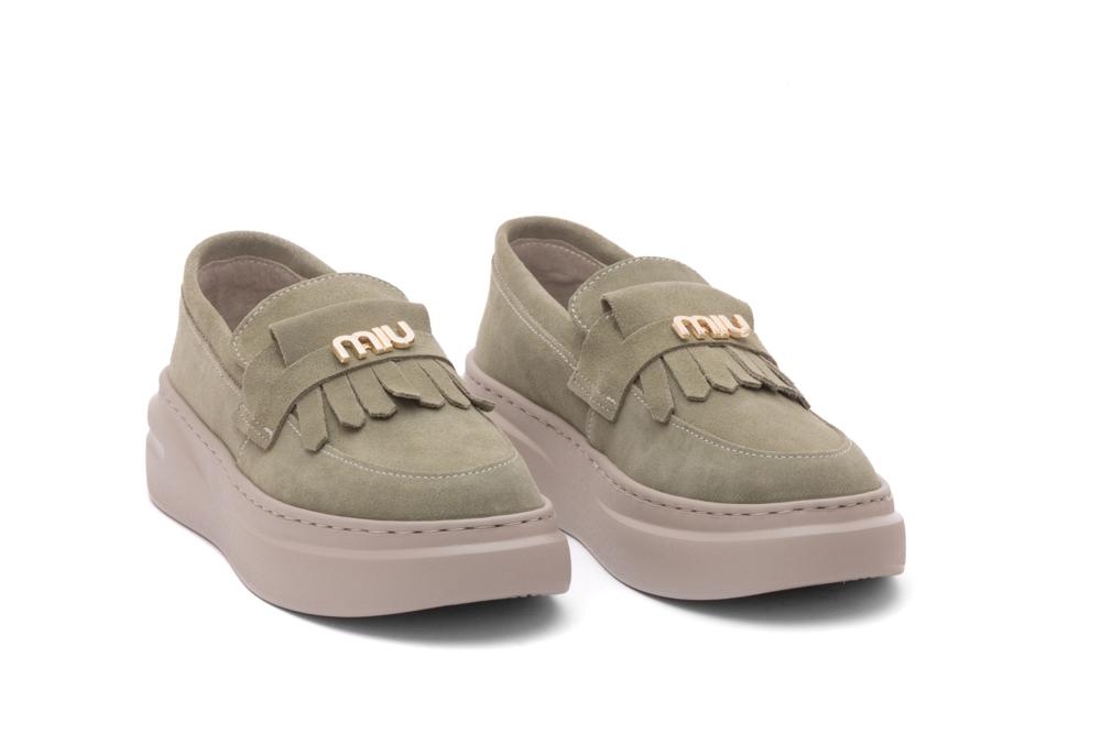 Дамски ежедневни обувки Zina светлозелени