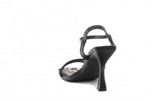 Дамски сандали на ток Caria черни 2