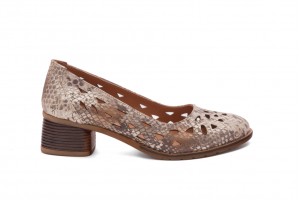 Дамски обувки на ток Lantia бежови 1