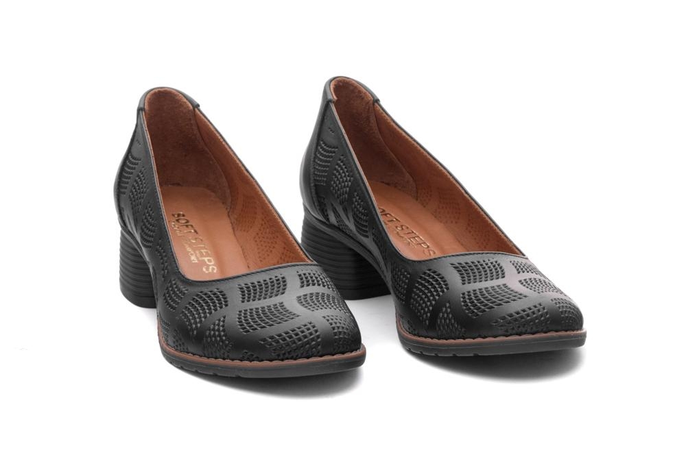 Дамски обувки на ток Lantia черни