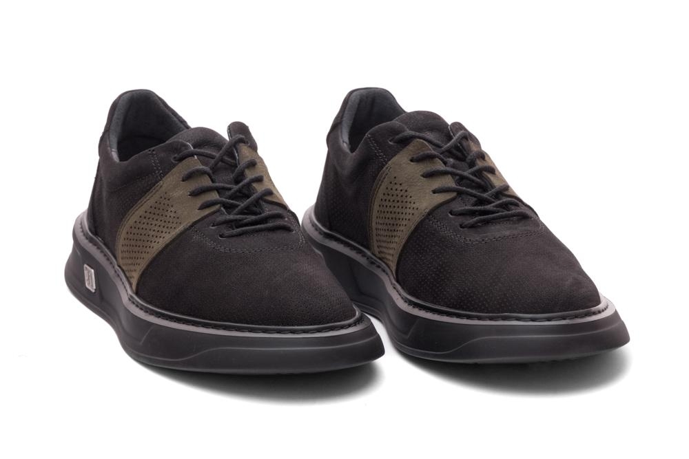 Мъжки ежедневни обувки Nikolo черни с каки