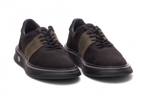 Мъжки ежедневни обувки Nikolo черни с каки